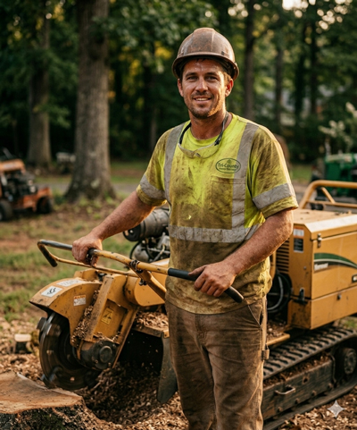 Brian Liba, Owner of Full Throttle Stump Grinding