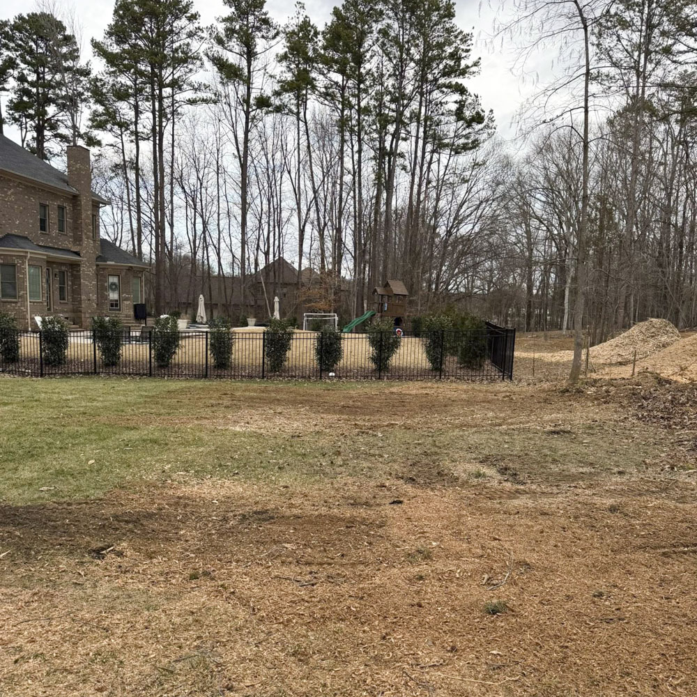 Golf course stump grinding